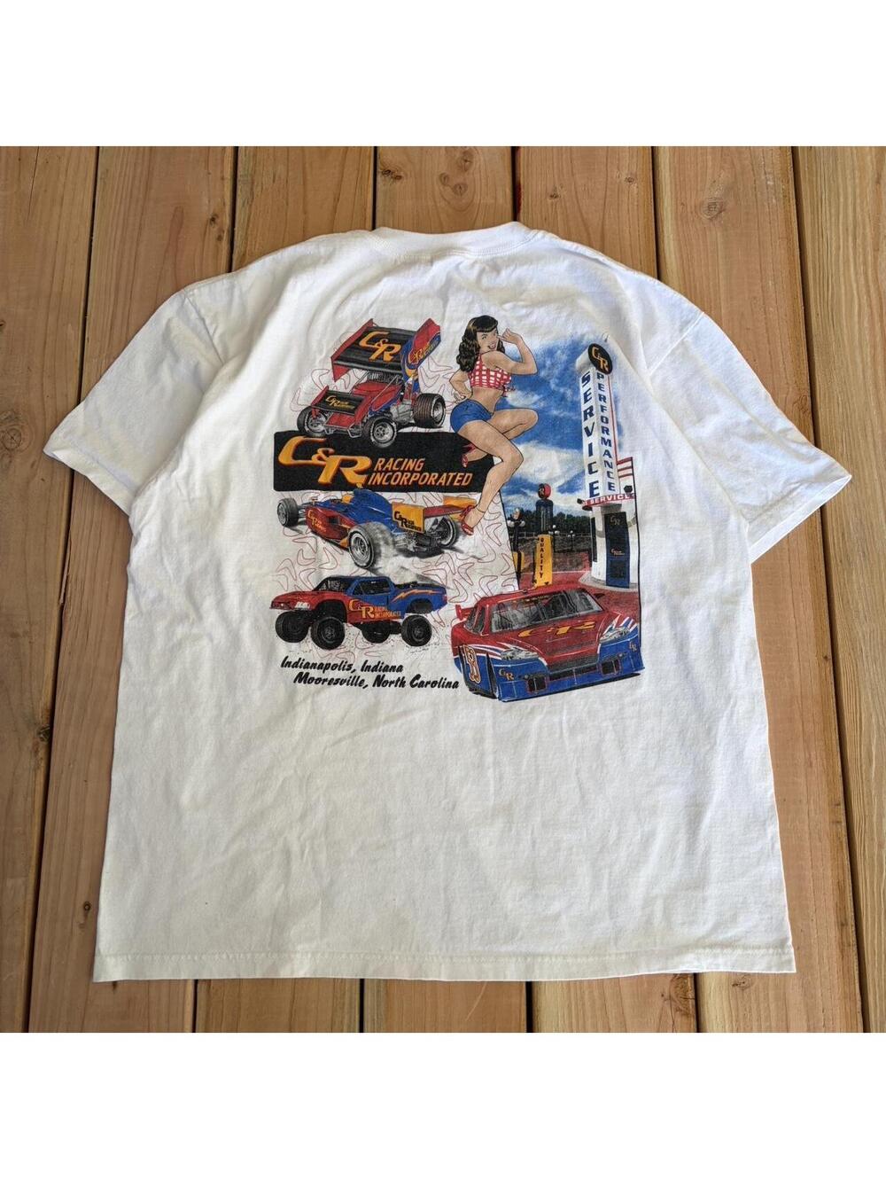 Early 2000s CR Racing Incorporated vintage t shirt